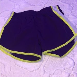 Dark purple shorts